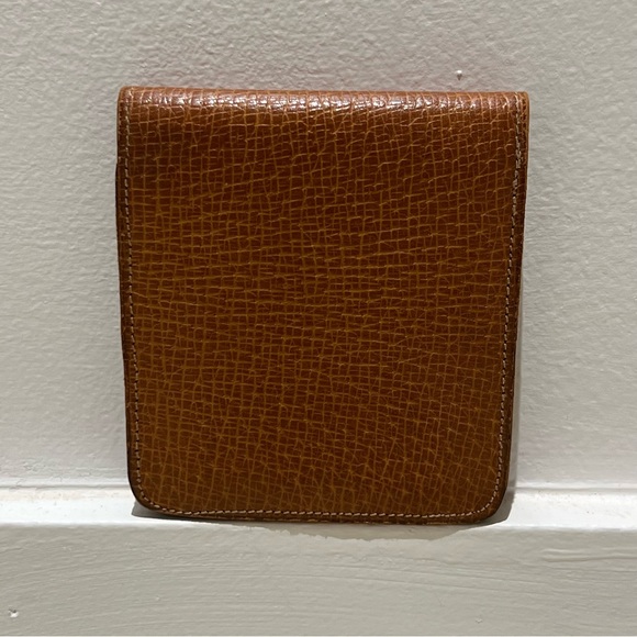 Vintage British Leather Purse (Gold Embossed Words) ππ€ - Picture 2 of 7